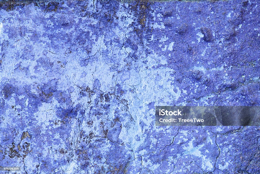 Azul fondo de la pared antigua - Foto de stock de Abstracto libre de derechos