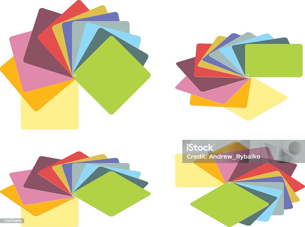 Isometric Color Guide Isometric Color Guide Stock Illustration - Download Image Now - 2015 ...