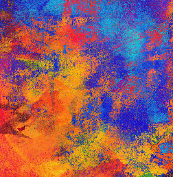 Abstract background nature painting