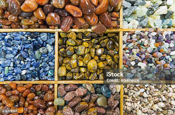 Semiprecious Stones Stock Photo - Download Image Now - Agate, Amethyst, Backgrounds