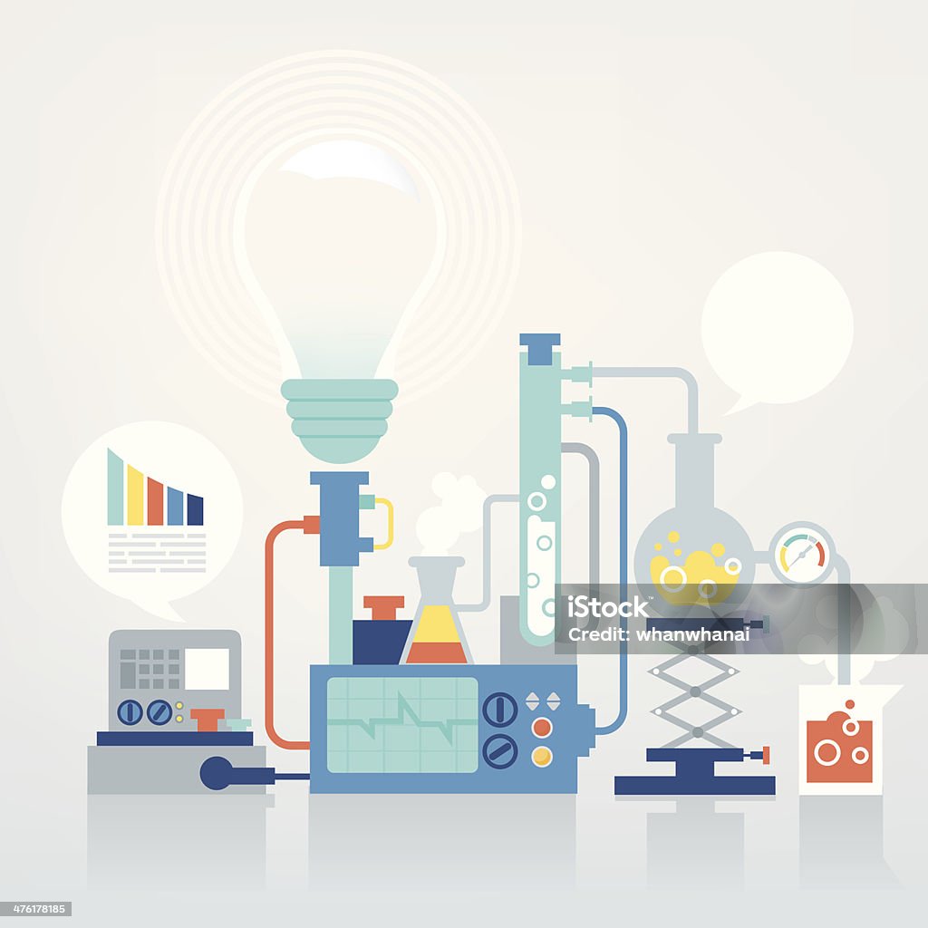 laboratory research Illustration .eps 10 Activity stock vector