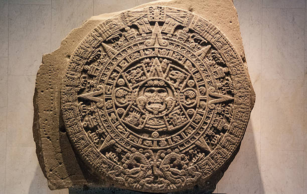 Aztec and Maya stock photo