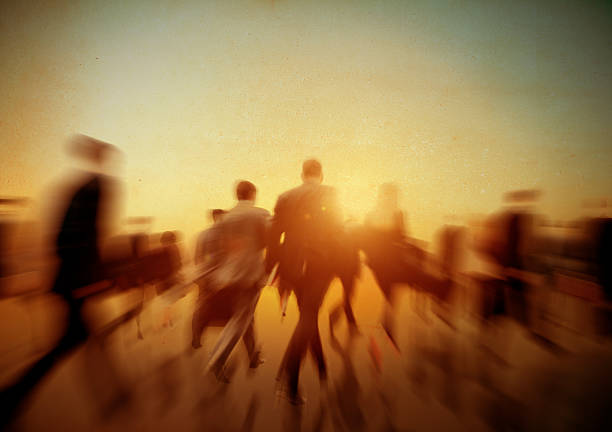 istock Commuter Rush Hour Travel Waking Business Concept 476181316