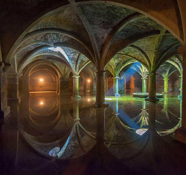 portugiesische zisterne in el jadida, marokko - el jadida stock-fotos und bilder