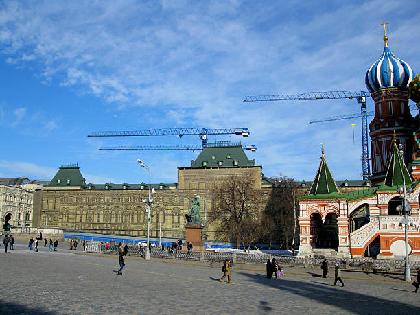 istock buildings and sky, Moscow 476181581