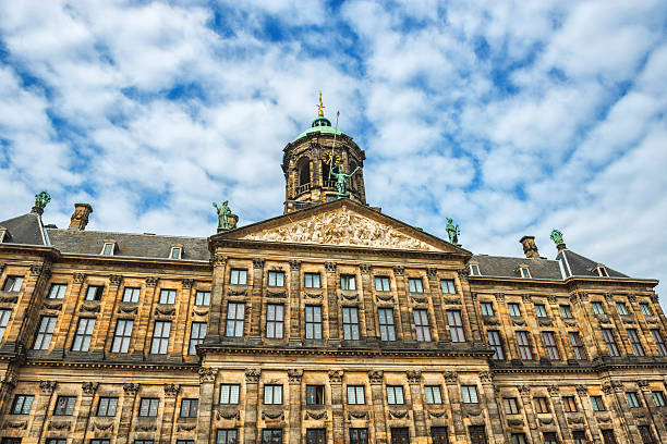 il palazzo reale, amsterdam, paesi bassi - dam foto e immagini stock