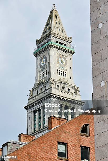 Photo libre de droit de Tour De Lhorloge De Boston banque d'images et plus d'images libres de droit de Boston - Massachusetts - Boston - Massachusetts, Bâtiment vu de l'extérieur, Centre-ville