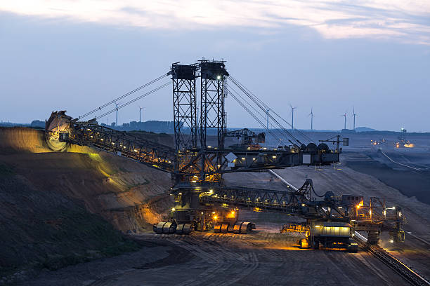 istock bucket-wheel excavator in open-cast coal mining 476184932
