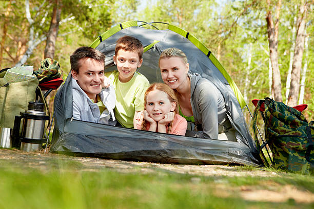 istock Tourists in tent 476187598