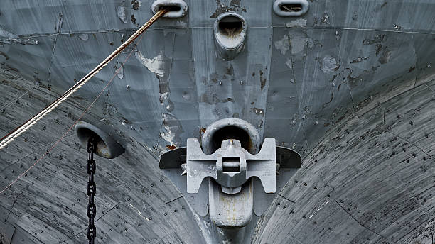 Front of the USS hornet stock photo