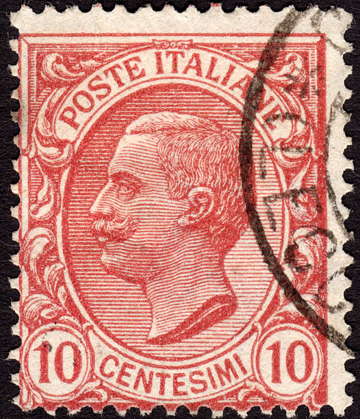 istock Postage stamp showing King Victor Emmanuel III, ca. 1906 476190041