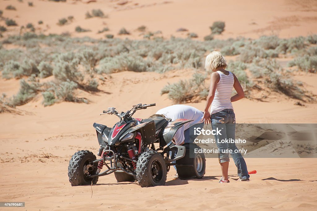 Que fixa uma ATV em Utah - Royalty-free Adulto Foto de stock