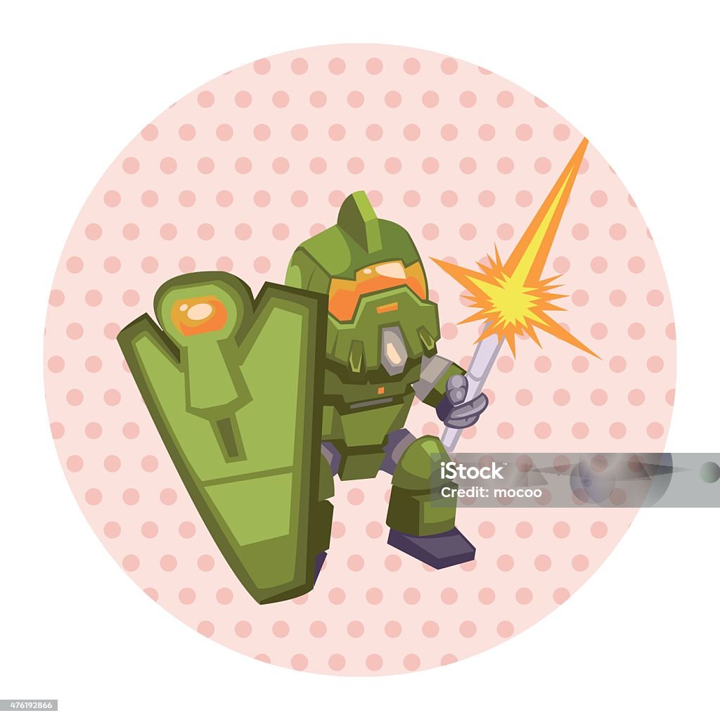 Robotics Theme Vector Robot Theme Elements Vector Eps Stock Illustration - Download Image Now ...