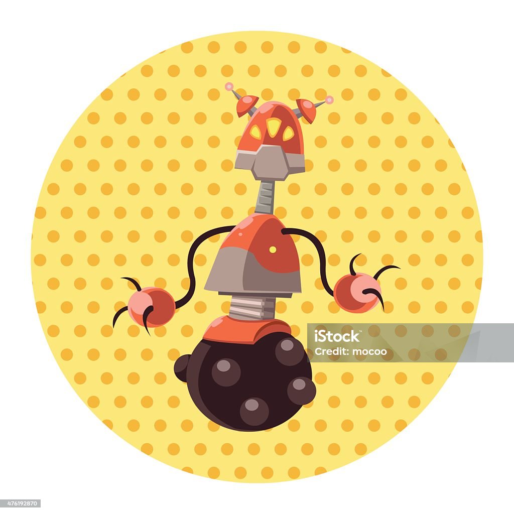 Robotics Theme Vector Robot Theme Elements Vector Eps Stock Illustration - Download Image Now ...