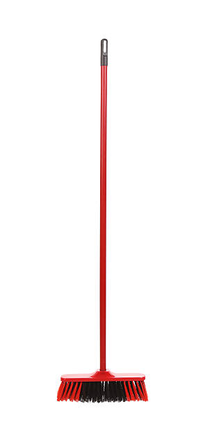 istock Close up of red black broom. 476196575