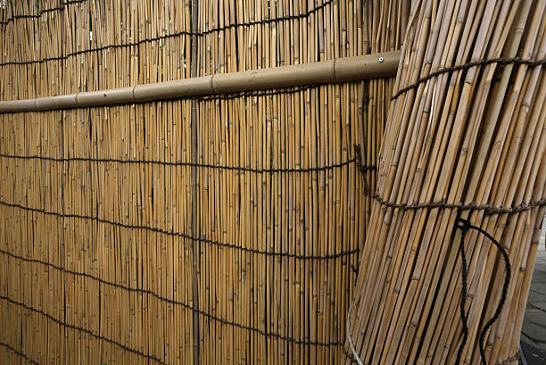 istock Rolled Bamboo Fencing in Tokyo, Japan 476198764