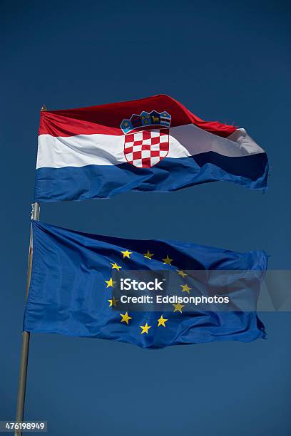 Eu - Fotografias de stock e mais imagens de Azul - Azul, Bandeira, Bandeira da Croácia