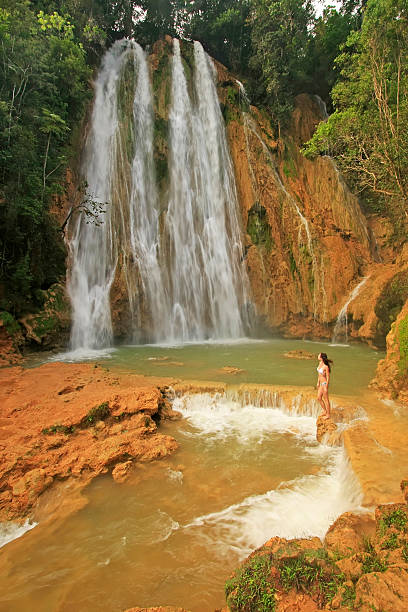 El Limon waterfall, Dominican Republic
