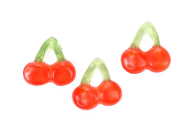 istock Fruit jelly in form of cherries. 476200543