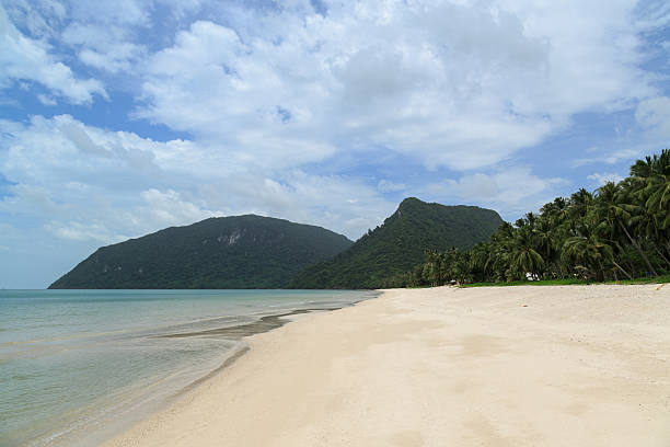 Thong Ching beach, Khanom, Thailand stock photo