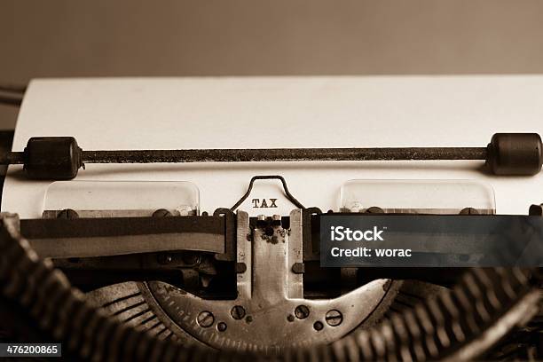 Tax Letter Stock Photo - Download Image Now - Business, Corporate Business, Currency