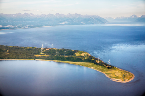 wind farm outside of Anchorage Alaska.  RM