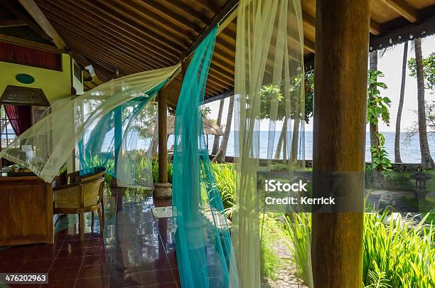 Winken Vorhänge In Einem Spa In Bali Indonesien Stockfoto und mehr Bilder von Bali - Bali, Blasen, Blau