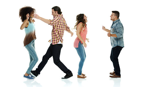 istock Group of friends dancing 476203116