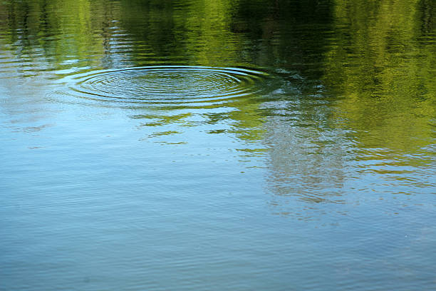 istock Mirror pond and circles on water 476203240