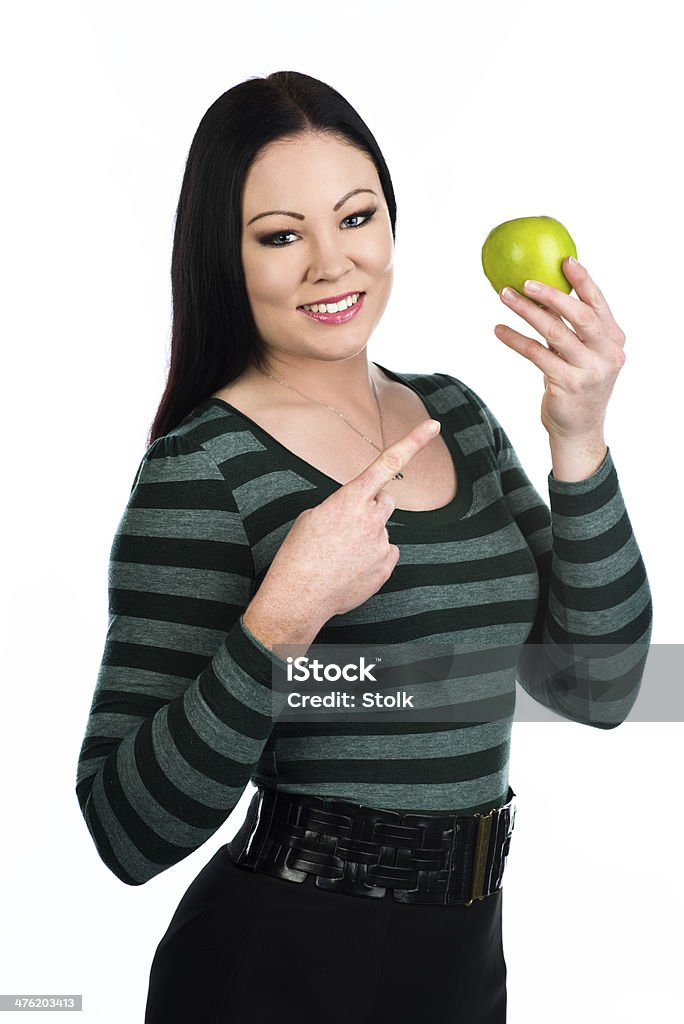 A green apple - Royalty-free Adulto Foto de stock