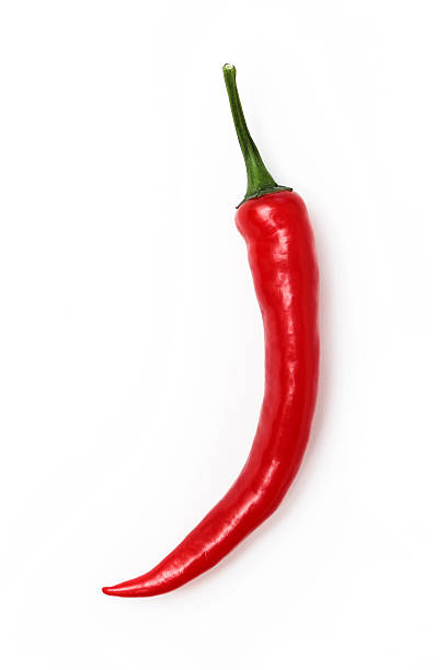 istock Red chili pepper isolated on a white background 476205110