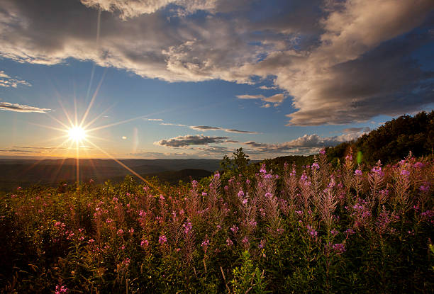 berkshire puesta de - berkshire hills fotografías e imágenes de stock