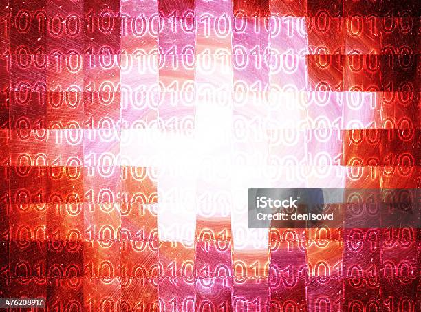 Internet Background With Binary Code Stock Illustration - Download ...