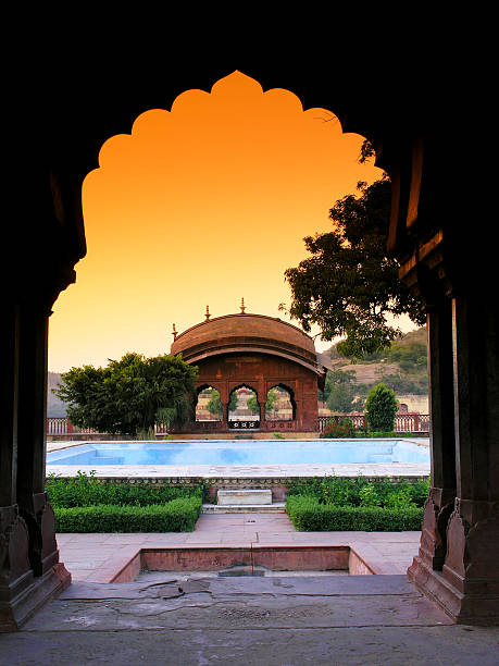 Inside Amer Fort. Jaipur, India. Inside Amer Fort. Jaipur, India. amber fort stock pictures, royalty-free photos & images