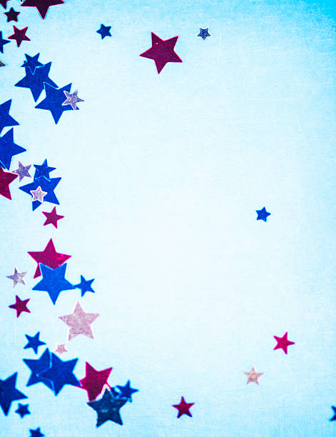 istock Patriotic background. Red, white and blue stars background. Independence Day 476209884