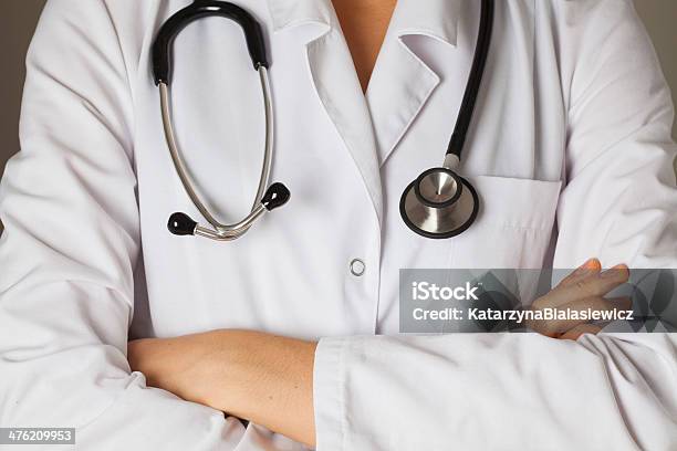 Doctor With Stethoscope Stock Photo - Download Image Now - Adult, Apron, Beautiful Woman