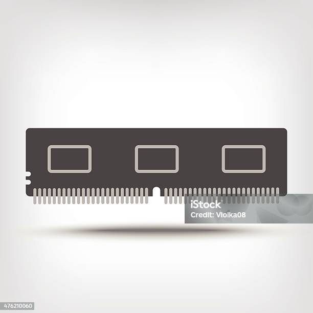 Computer Memmory Vector Computer Memory Stock Illustration - Download Image Now - Icon Symbol ...