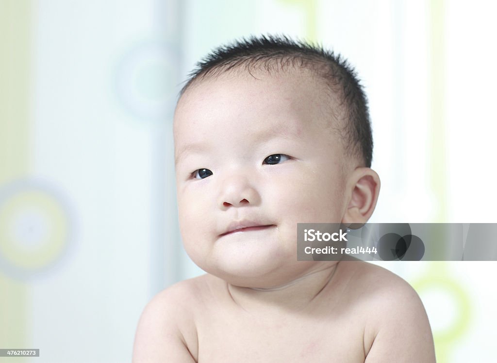 Süße asiatische baby - Lizenzfrei 2-5 Monate Stock-Foto