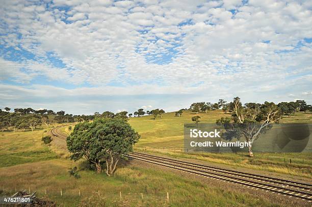 Típico Paisaje Rural En Australia Con Hermosos Nubes Foto de stock y más banco de imágenes de Agricultura