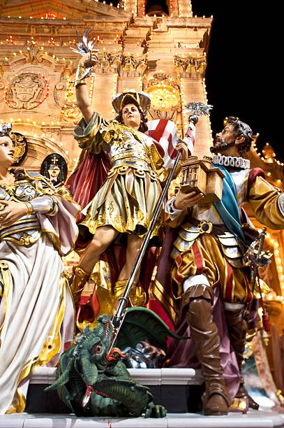 istock Statue of St George 476212257