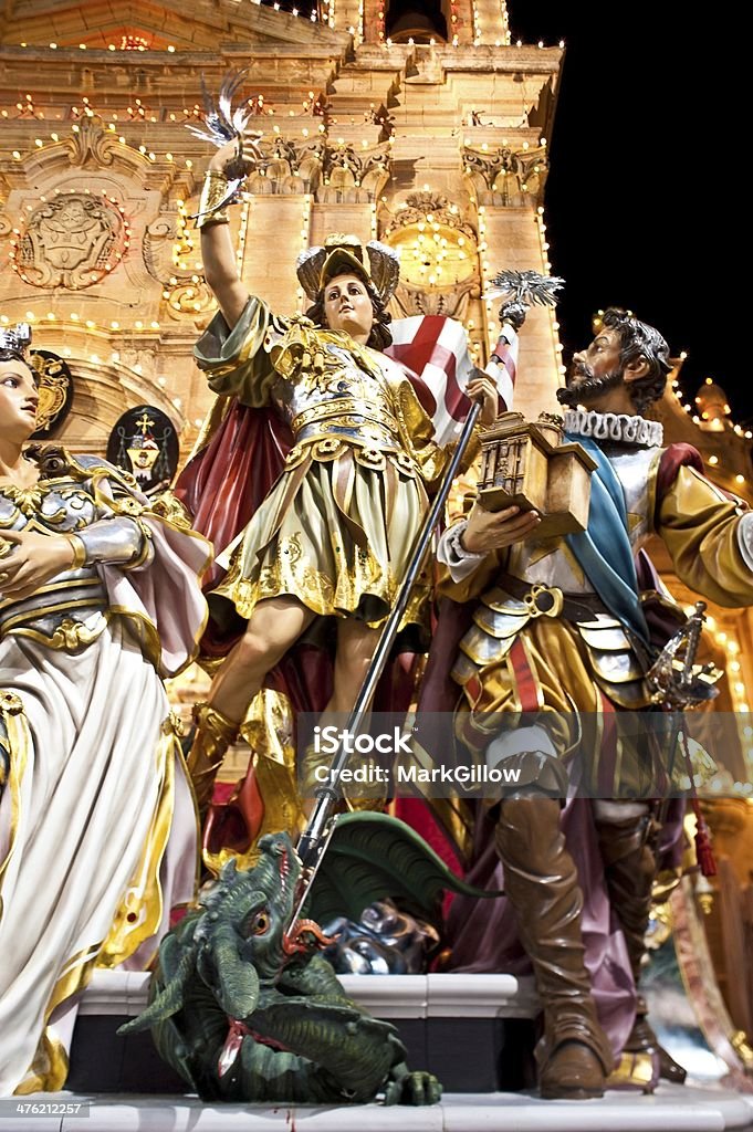 Statue of St George - Стоковые фото Георгий Победоносец - духовность и религия роялти-фри