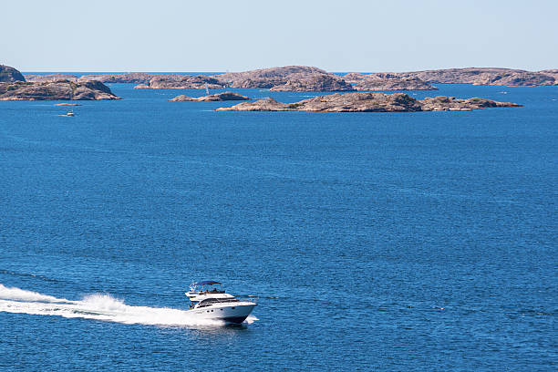 istock Motor boat at sea 476214168
