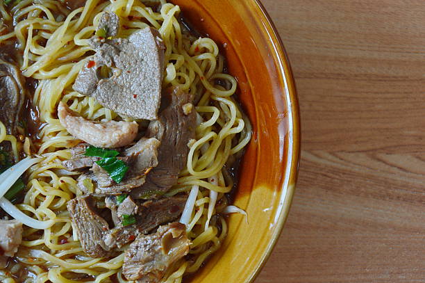 istock boiled pork liver and pork slice topping on noodle 476214568
