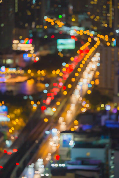 istock Blur bokeh of modern City road 476214626