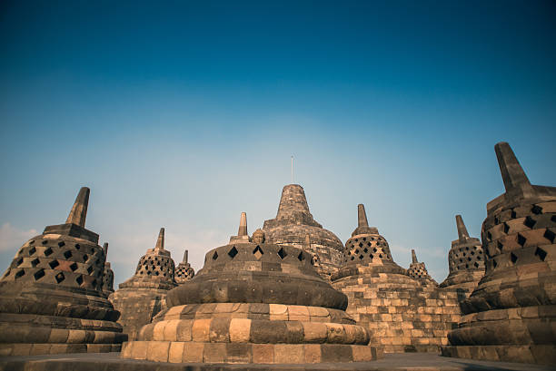 istock Buddist temple Borobudur on sunset 476217479