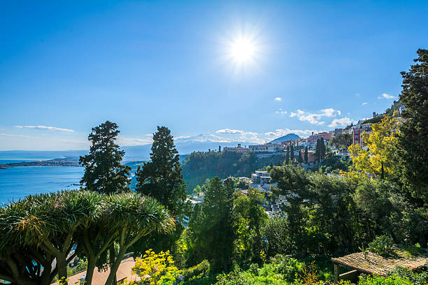 istock Taormina Ocean view with Etna in the Background 476217484
