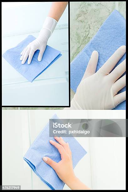 Collage Of Several Photos For Cleaning Stock Photo - Download Image Now - Adult, Applying, Beautician