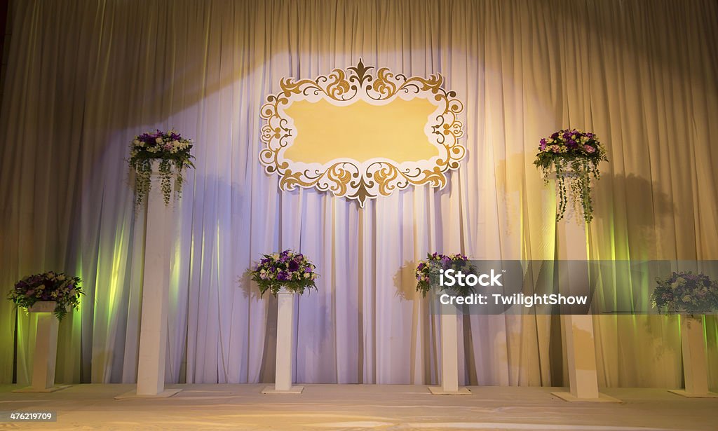 Palco de casamento - Foto de stock de Casamento royalty-free