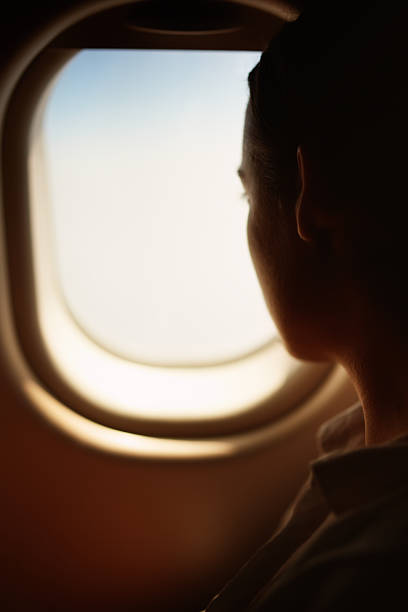 istock Woman enjoying the flight 476224581
