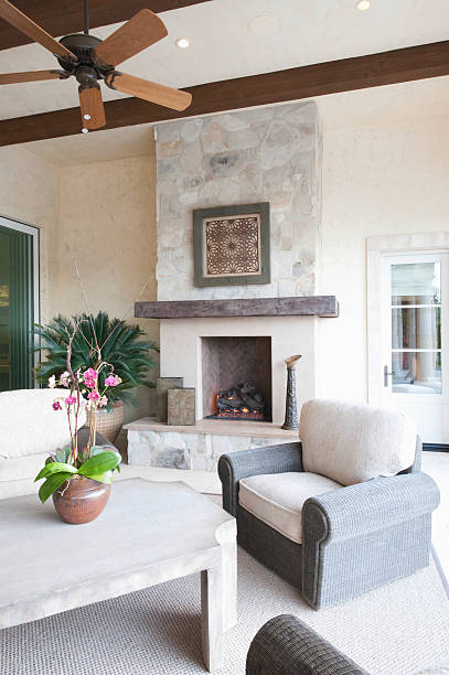 istock Outdoor Room With Fireplace 476226159